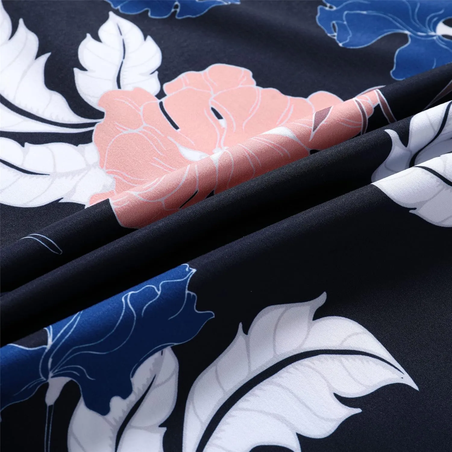 Mens Hawaiian Shirt, Short Sleeves Button Down Beach Clothing, Unisex Summer Flamingos Casual Aloha Floral Shirts