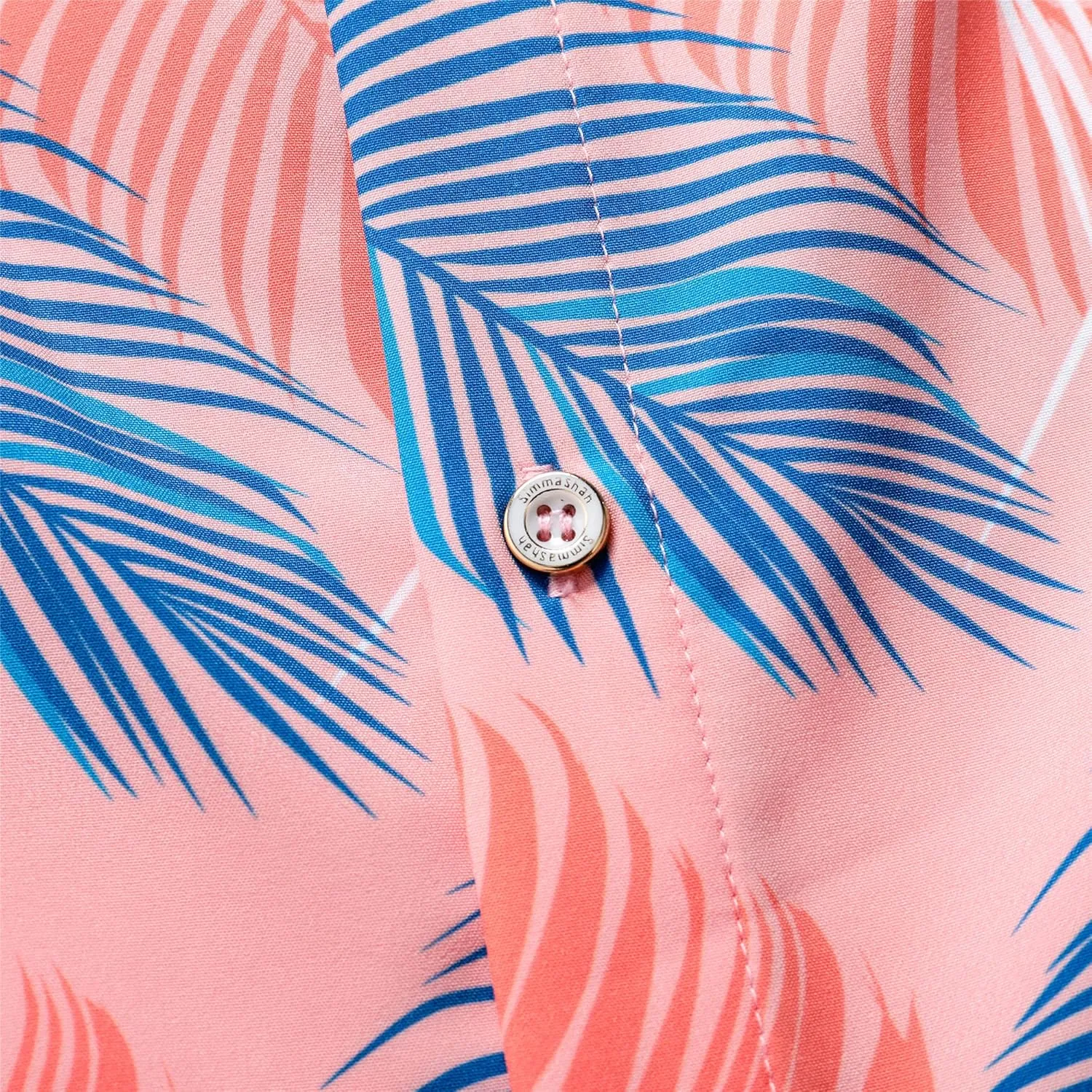Mens Hawaiian Shirt, Short Sleeves Button Down Beach Clothing, Unisex Summer Flamingos Casual Aloha Floral Shirts