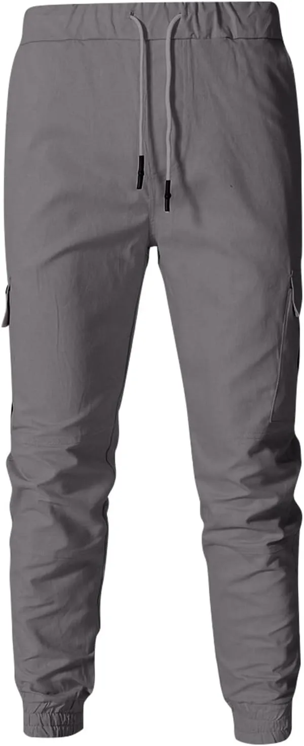 Men's Sports Casual Jogging Trousers Lightweight Hiking Work Pants Outdoor Pant