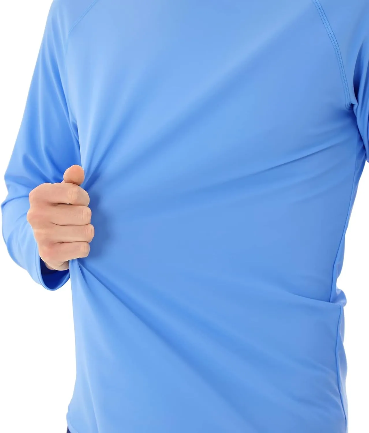 Men's Swim Shirts Rash Guard Long Sleeve UPF 50  Sun Protection Quick Dry Compression Surf Shirt