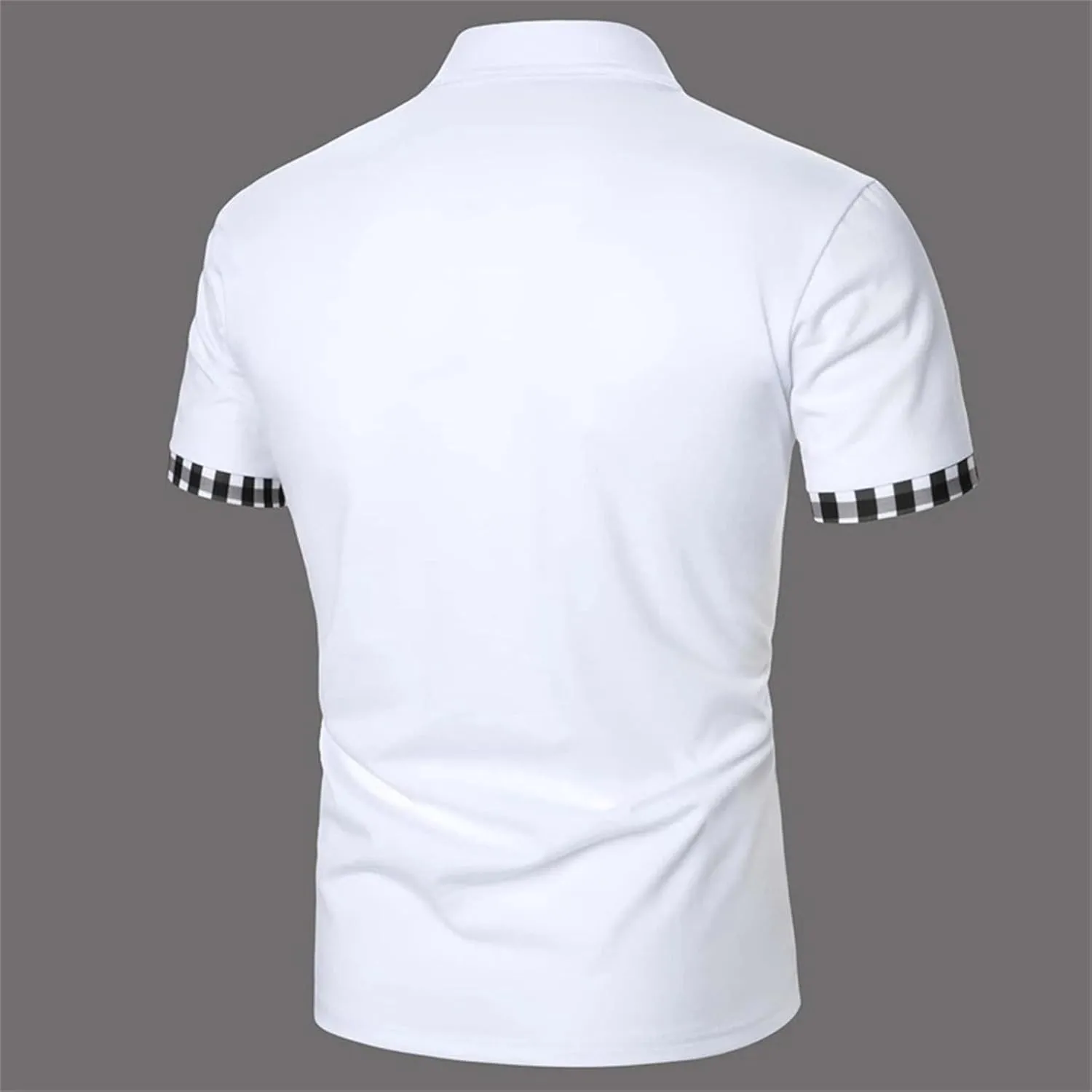 Mens Tops Casual Stylish Men's Business Slim Casual Shirt Long Sleeve Shirt Long Sleeve Tees for Men Men's Quarter