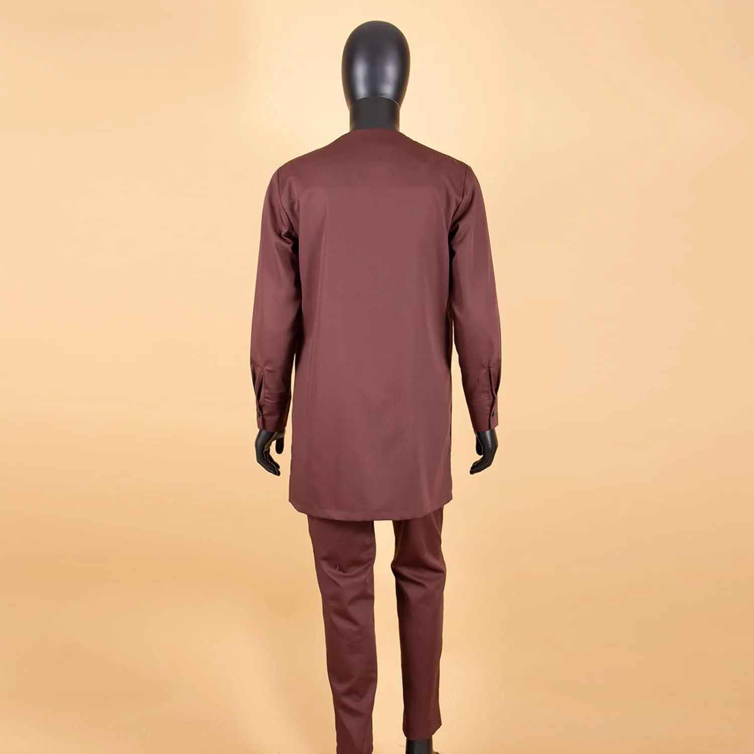 Men`s Tracksuits Full Sleeve Embroidery Shirts and Pant 2 Piece Set Dashiki Outfits African Suits for Men