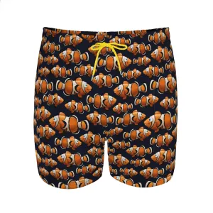 Men's Versatile Vacation Boardshorts Clownfish Patterned Swim Trunks Summer Party Cruise Vacation Outdoor Sports