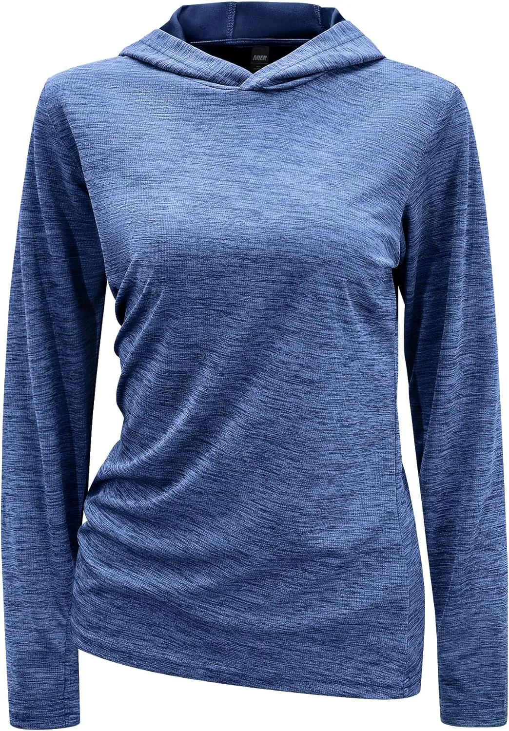 MIER Women's Long Sleeve Workout Shirts Sun Protection Hoodie UPF 50  UV Shirt for Fishing Hiking Running, Lightweight