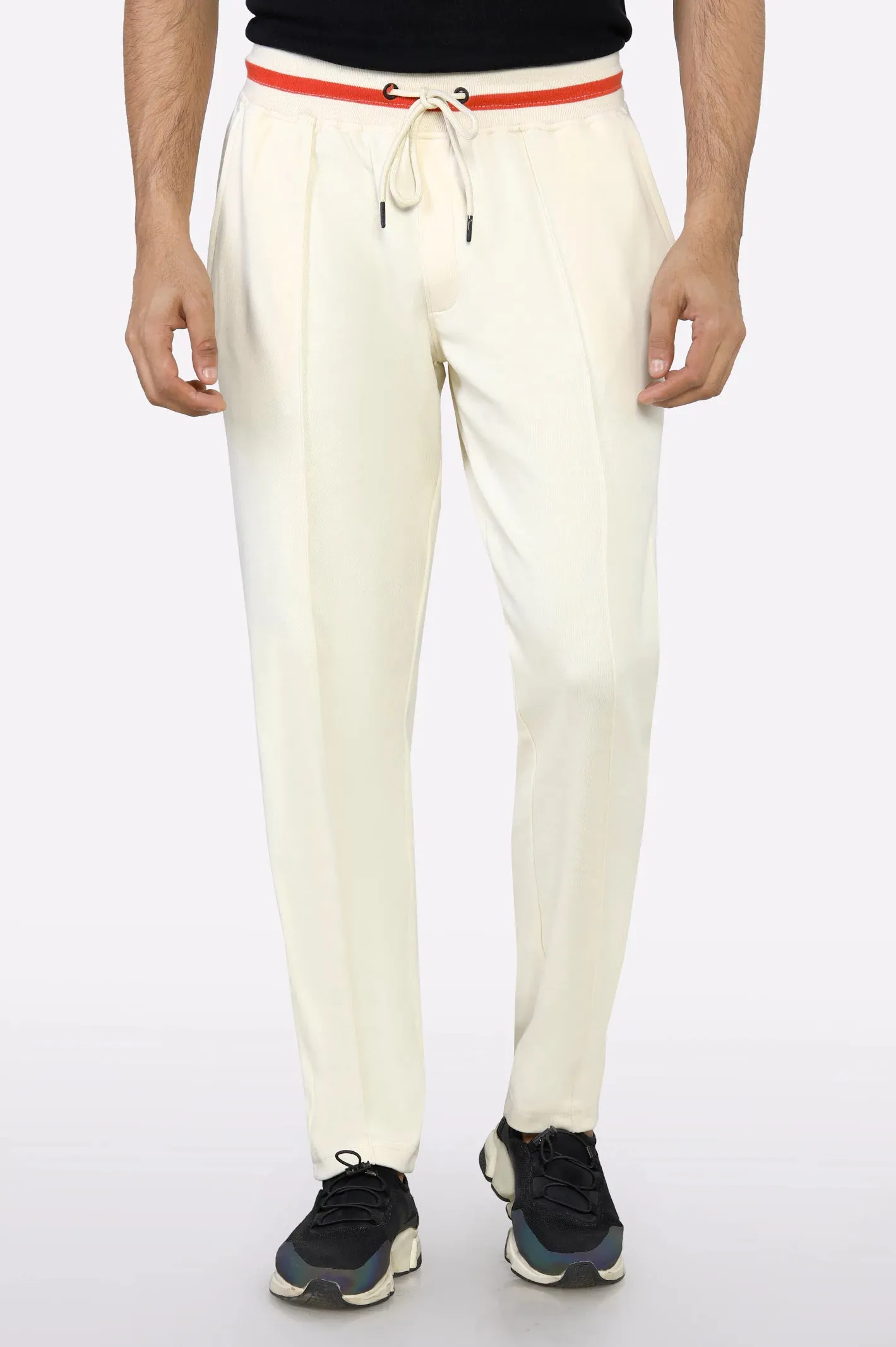 Off White Causal Knitted Trouser
