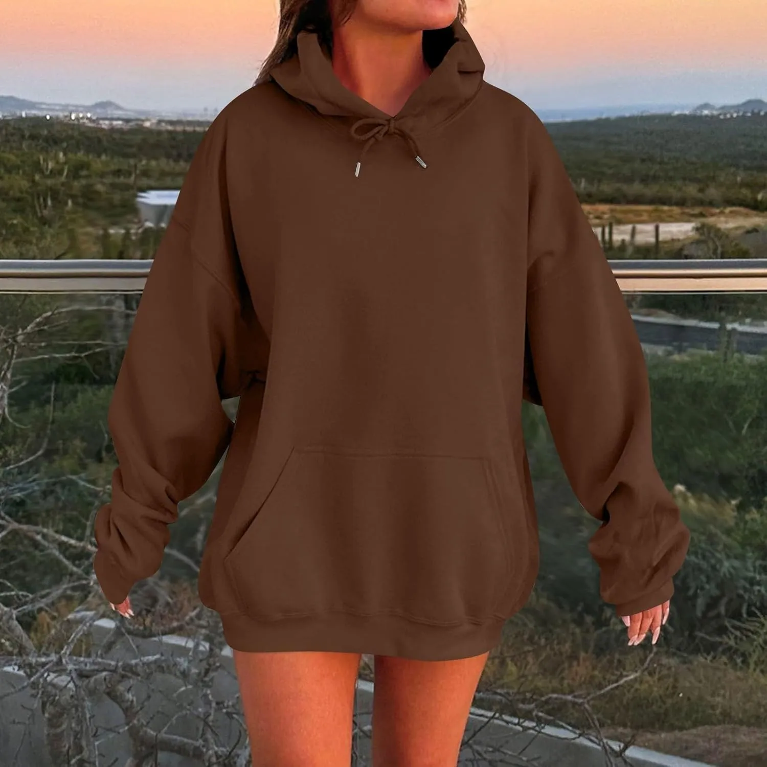 Oversized Hoodies for Women Winter Cotton Sweatshirts Pullover 2024 Fashion Tops Trendy Outfits