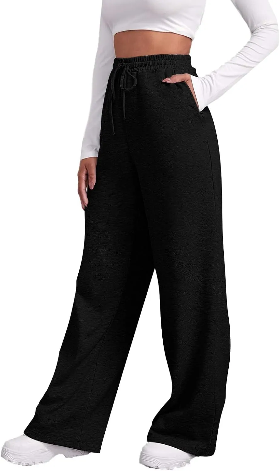 Pants for Women, Pants Wide Leg Straight High Waisted Summer Summmer Linen