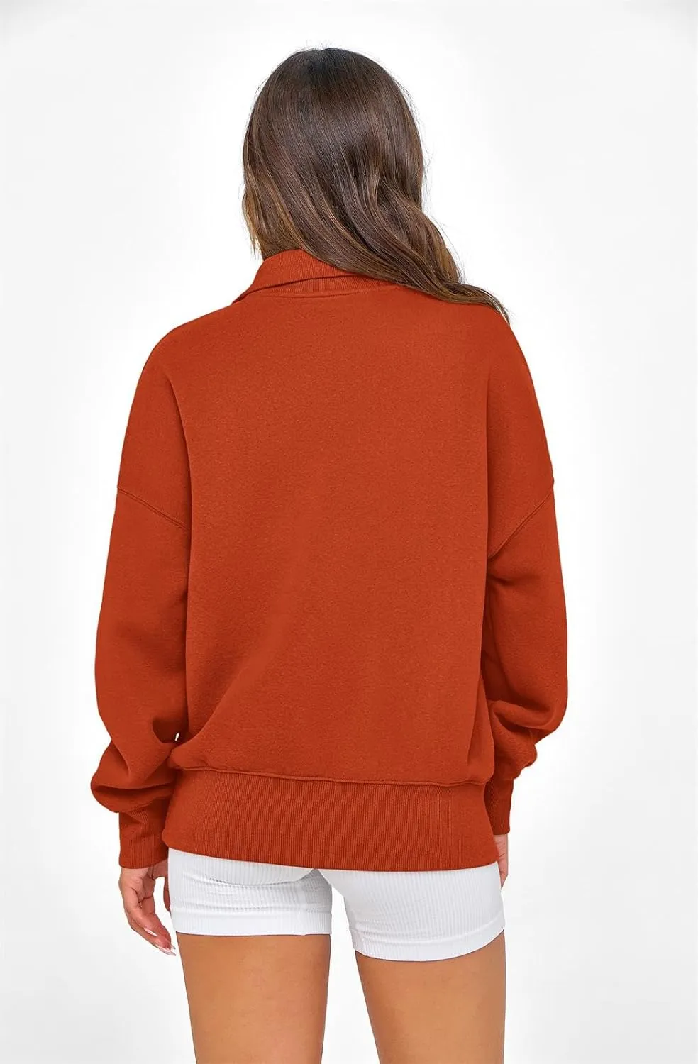 PRETTYGARDEN Womens Half Zip Sweatshirts Fleece Hoodies 2024 Trendy Long Sleeve Pullover Tops Fall Winter Outfits with Pocket