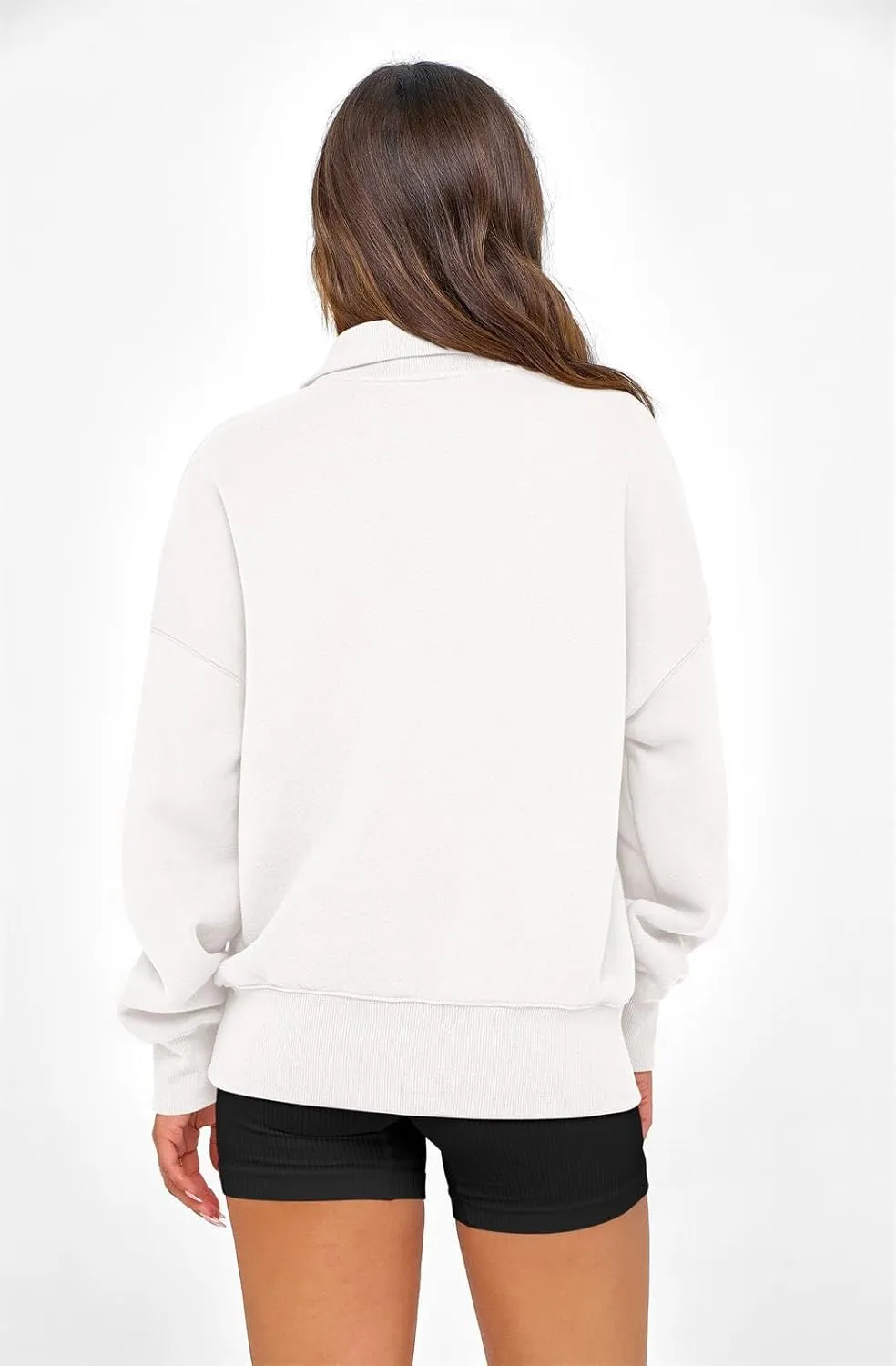 PRETTYGARDEN Womens Half Zip Sweatshirts Fleece Hoodies 2024 Trendy Long Sleeve Pullover Tops Fall Winter Outfits with Pocket