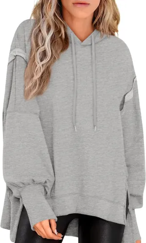 PRETTYGARDEN Womens Oversized Hoodie 2025 Spring Sweatshirt Long Sleeve Loose Trendy Outfits Casual Cute Pullover Tops