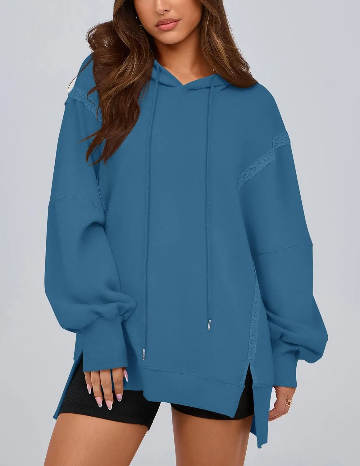 PRETTYGARDEN Womens Oversized Hoodie 2025 Spring Sweatshirt Long Sleeve Loose Trendy Outfits Casual Cute Pullover Tops