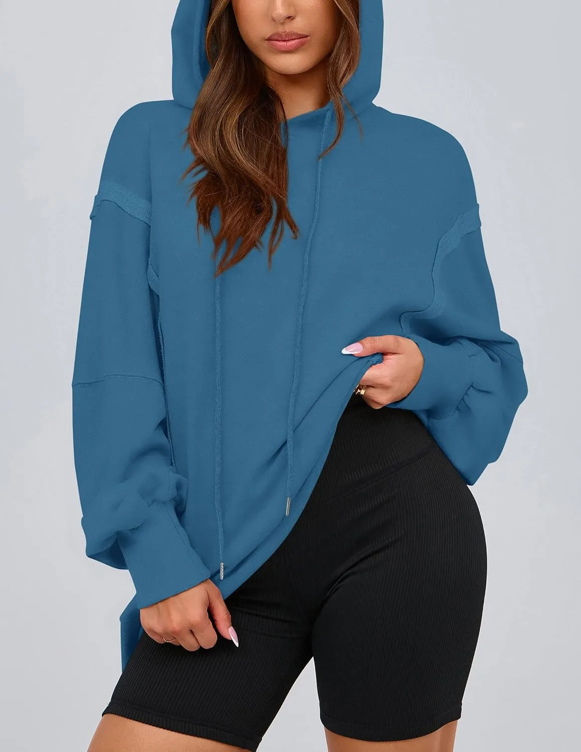 PRETTYGARDEN Womens Oversized Hoodie 2025 Spring Sweatshirt Long Sleeve Loose Trendy Outfits Casual Cute Pullover Tops