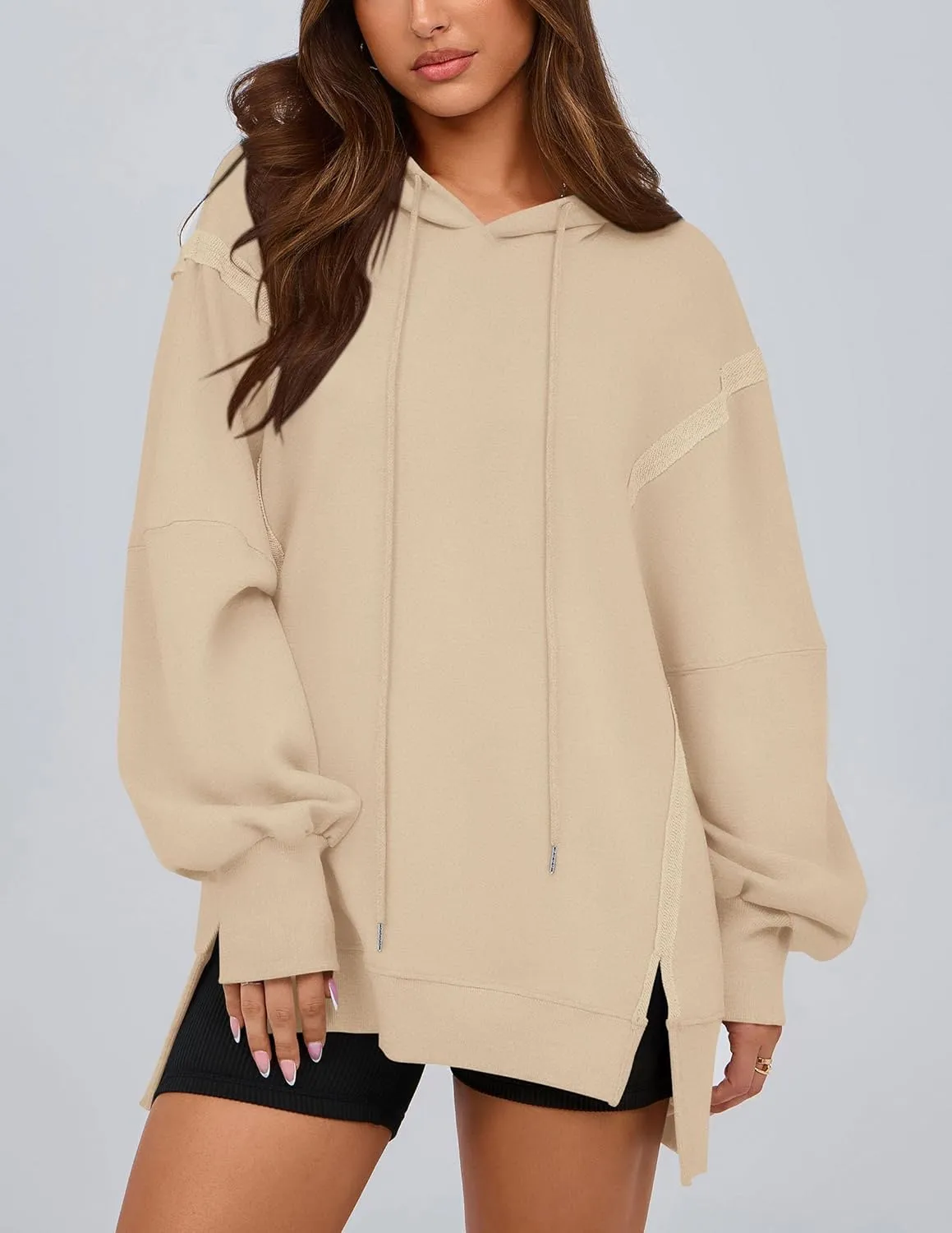 PRETTYGARDEN Womens Oversized Hoodie 2025 Spring Sweatshirt Long Sleeve Loose Trendy Outfits Casual Cute Pullover Tops