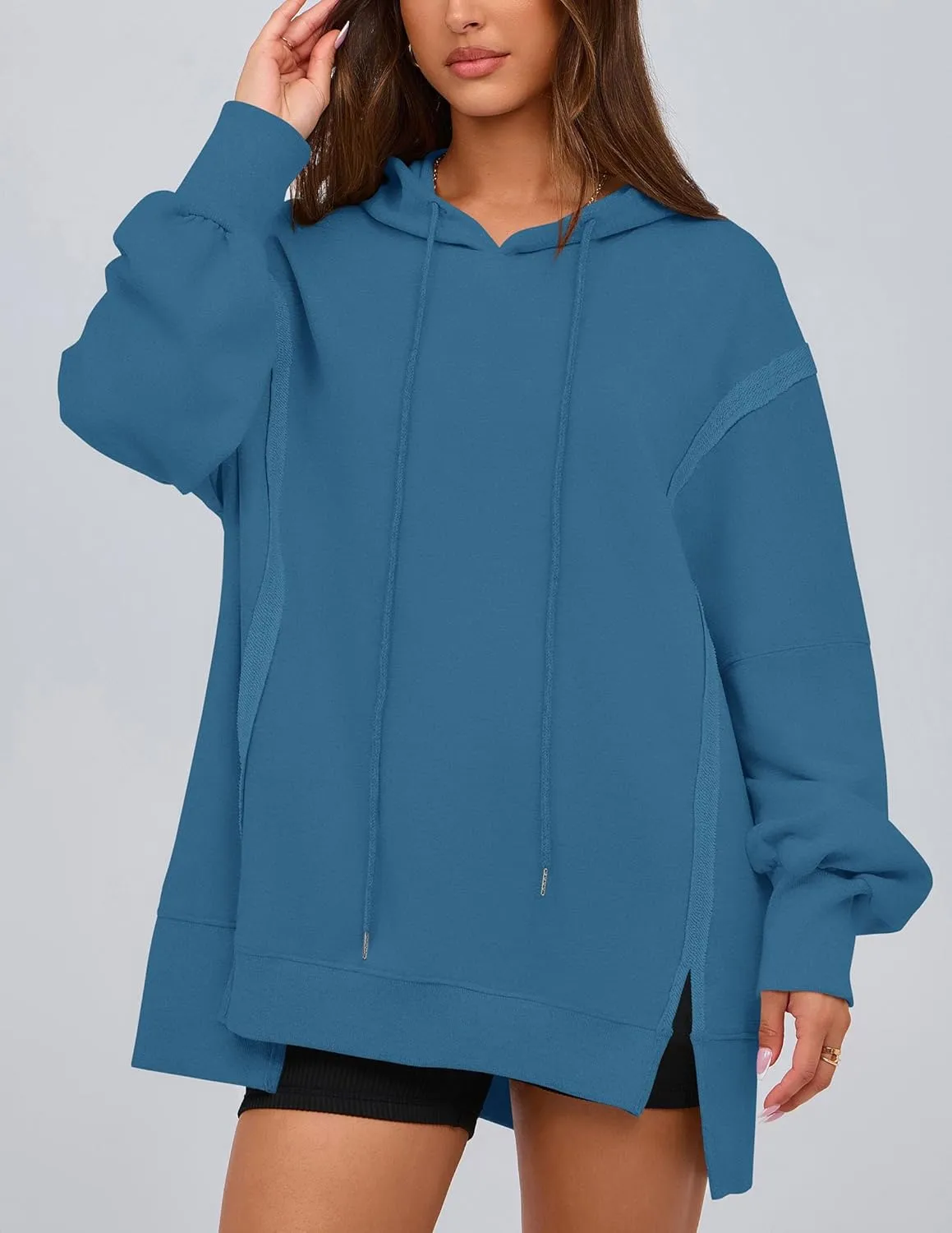 PRETTYGARDEN Womens Oversized Hoodie 2025 Spring Sweatshirt Long Sleeve Loose Trendy Outfits Casual Cute Pullover Tops
