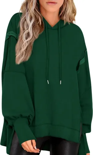 PRETTYGARDEN Womens Oversized Hoodie 2025 Spring Sweatshirt Long Sleeve Loose Trendy Outfits Casual Cute Pullover Tops