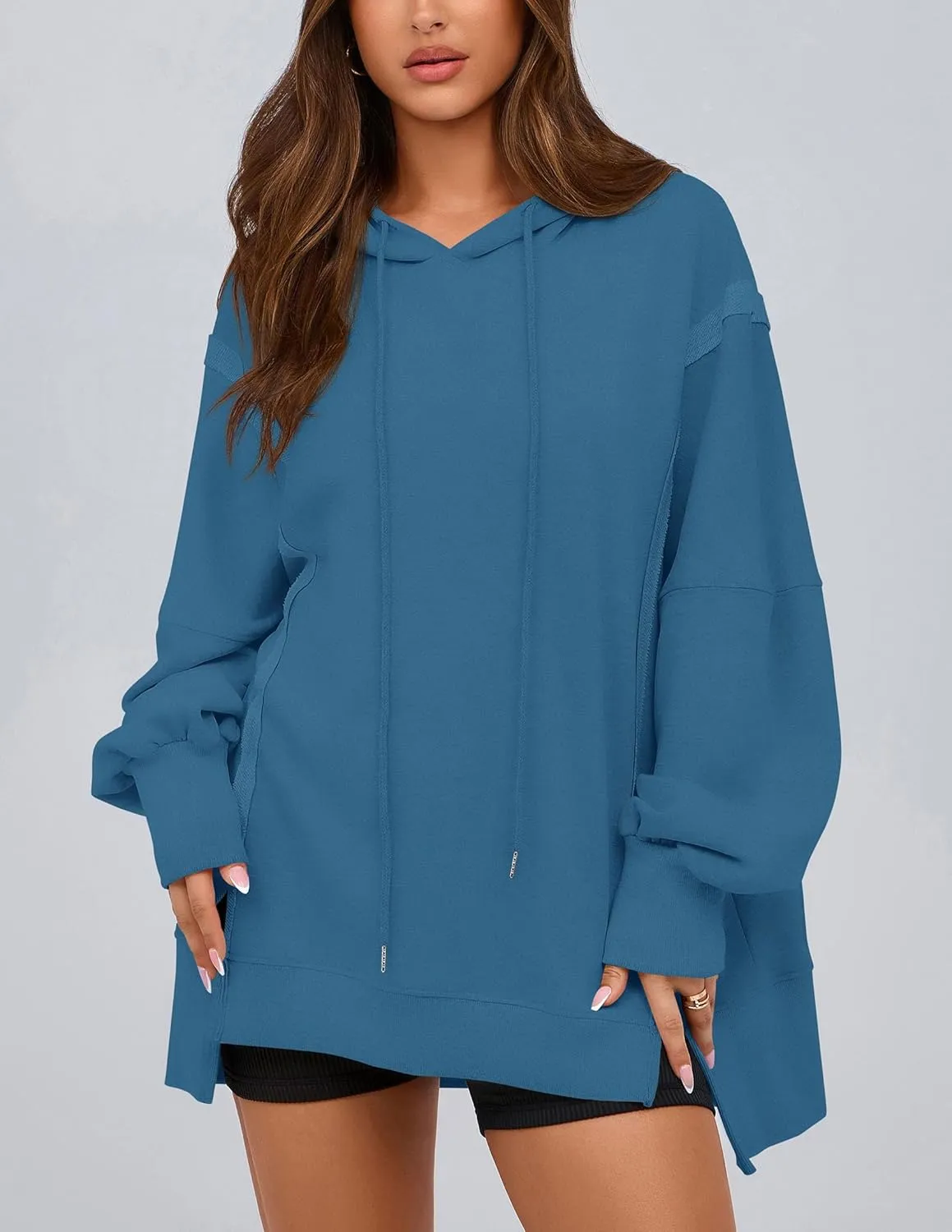 PRETTYGARDEN Womens Oversized Hoodie 2025 Spring Sweatshirt Long Sleeve Loose Trendy Outfits Casual Cute Pullover Tops
