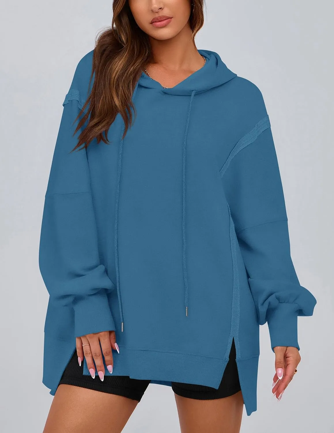 PRETTYGARDEN Womens Oversized Hoodie 2025 Spring Sweatshirt Long Sleeve Loose Trendy Outfits Casual Cute Pullover Tops