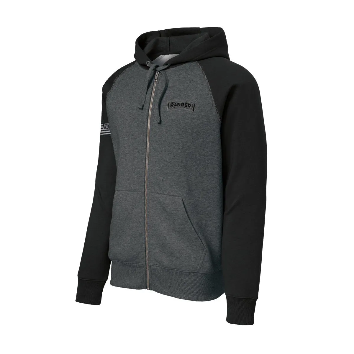 Ranger Tab Color Block Zip Up Hoodie