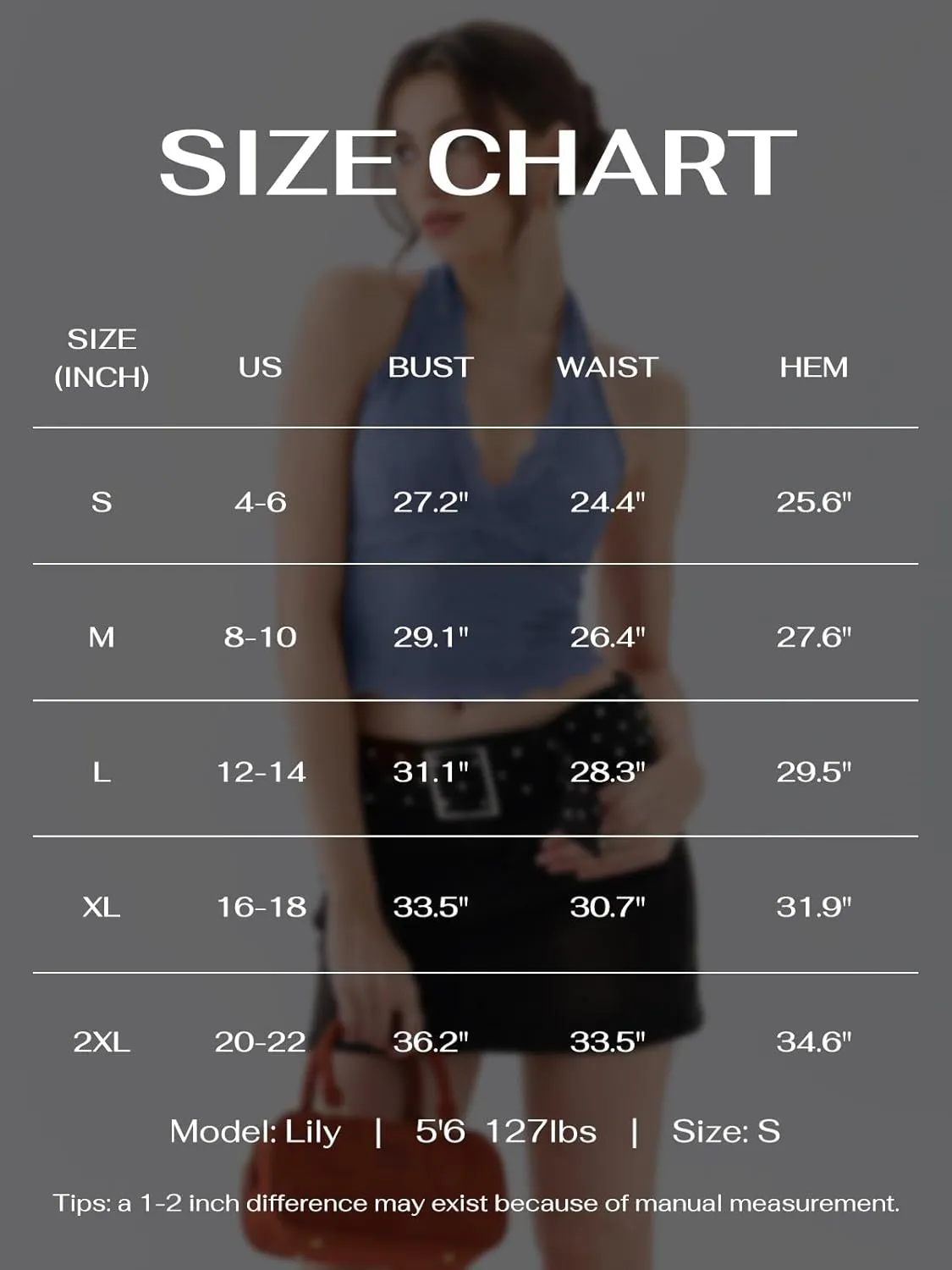 REORIA Womens Sexy V Neck Lace Halter Backless Going Out Double Lined Y2K Trendy Cropped Tank Tops