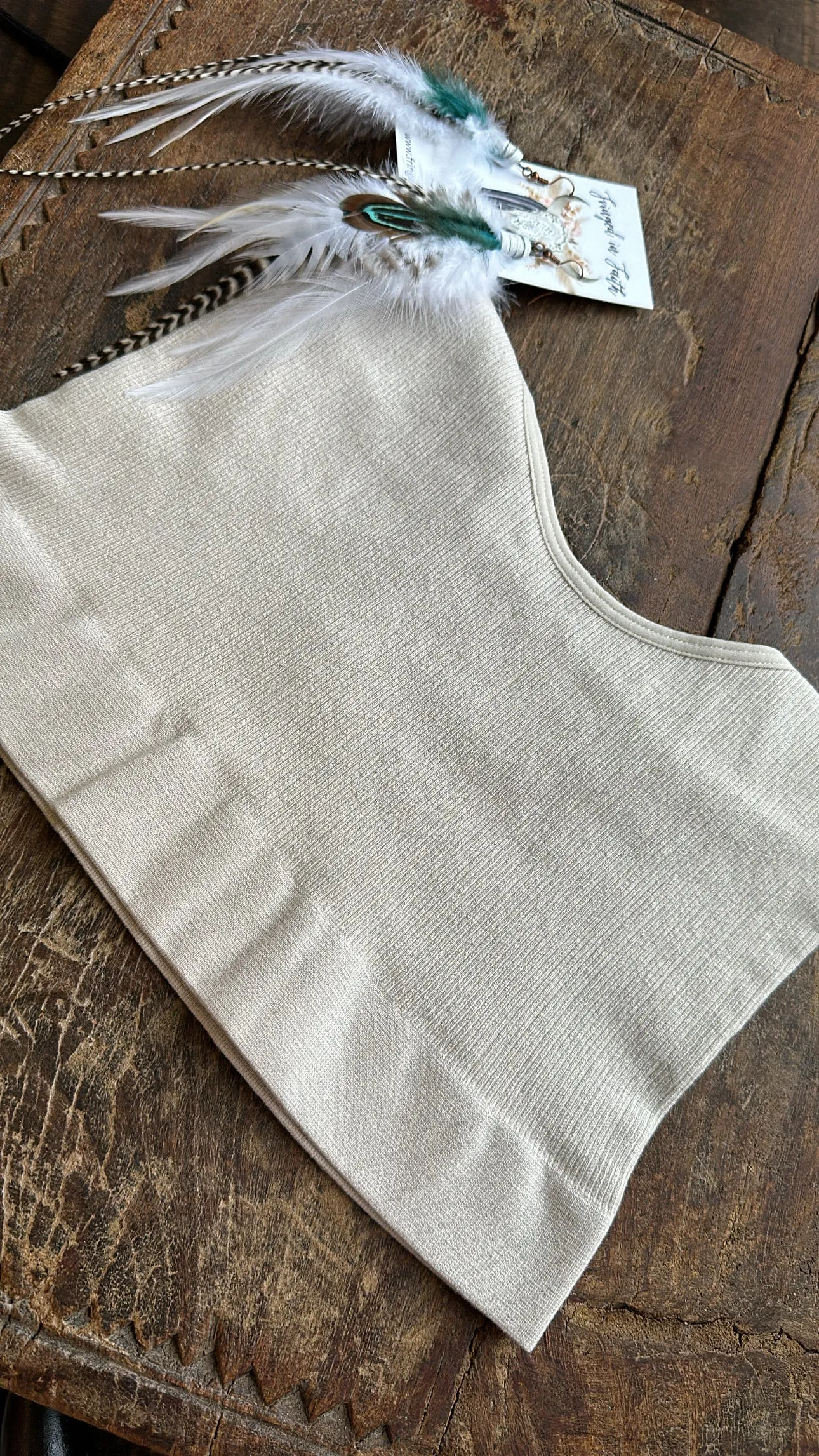 Skinny Strap Brami (Chalk)