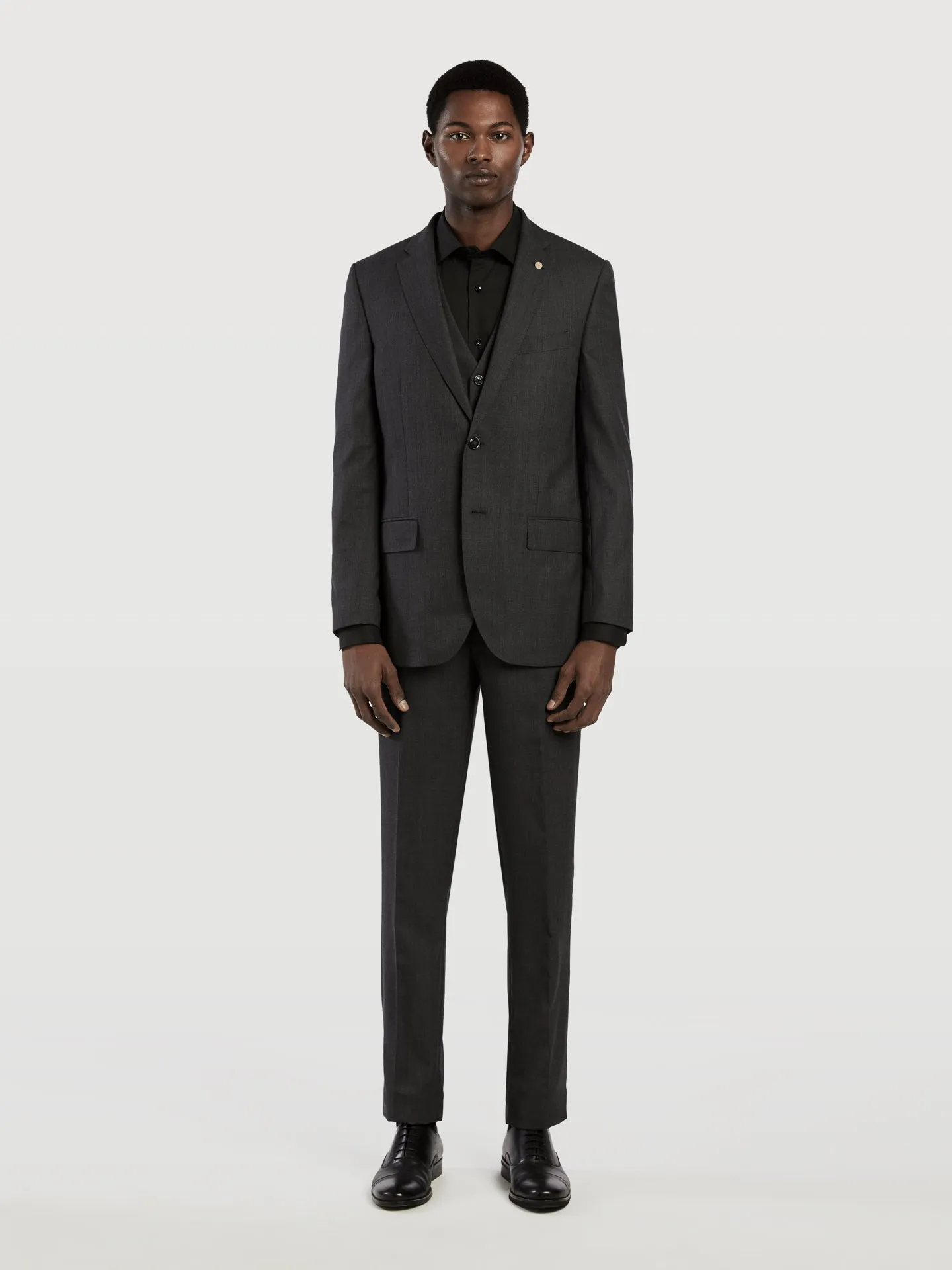 Slim fit prince of wales 3 pieces suit
