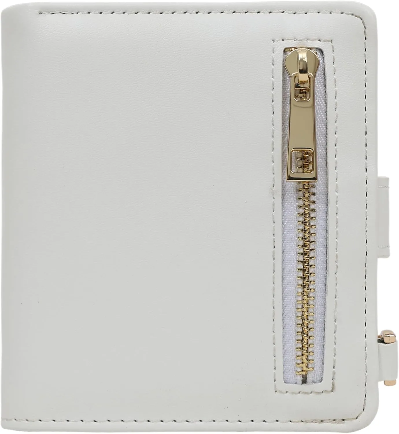 Small Womens Wallet, RFID Blocking Credit Card Holder Slim Bifold Purse with Zipper Coin Pocket, Keychain, ID Window