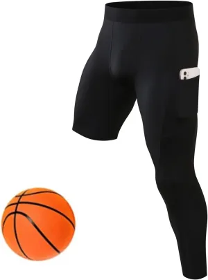 SPVISE 1 or 3 Pack 3/4 Compression Pants Men Athletic Gym Capri Leggings Running Tights Dry Fit Basketball Sports Base Layer