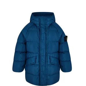 Stone Island Junior Crinkle Reps Down Coat