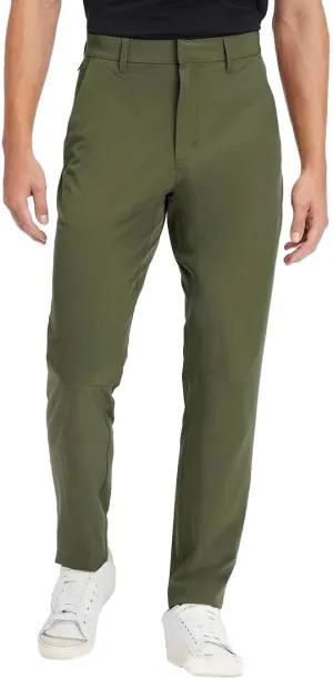 Suit Pants Mens Slim Fit Stretch Flat-Front Chino Golf Trousers Formal Casual Business Office Work Commute Pants with Pockets