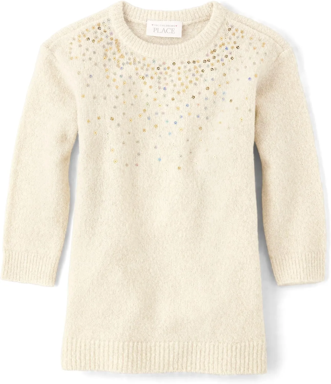 The Children's Place Baby and Toddler Girls' Long Sleeve Sweater Dress