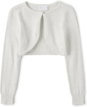 The Children's Place Girls' Long Sleeve Shrug Cardigan