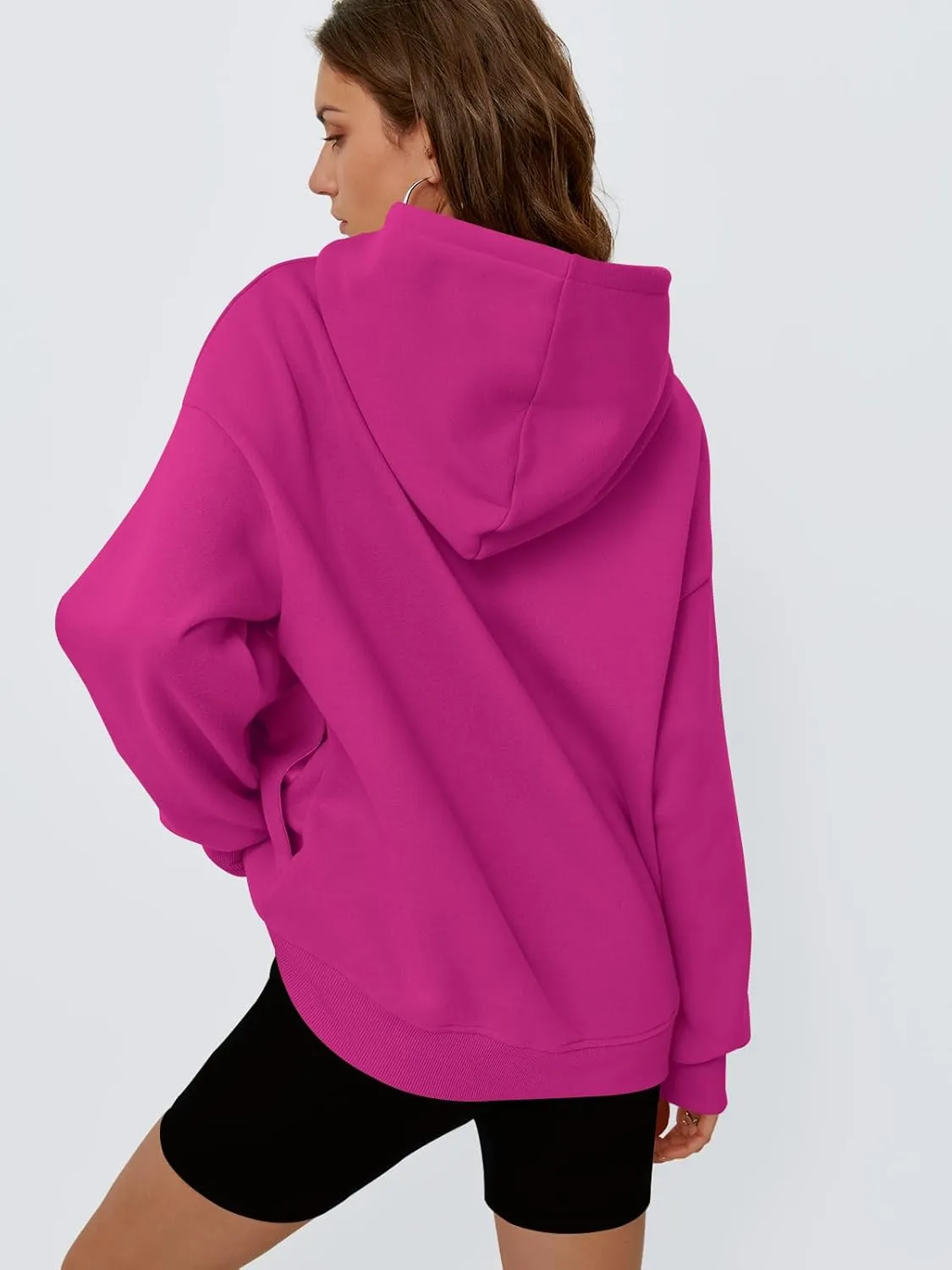 Trendy Queen Womens Oversized Hoodies Fleece Hooded Sweatshirts Casual Pullover Fall Winter Outfits Long Sleeve Tops 2025