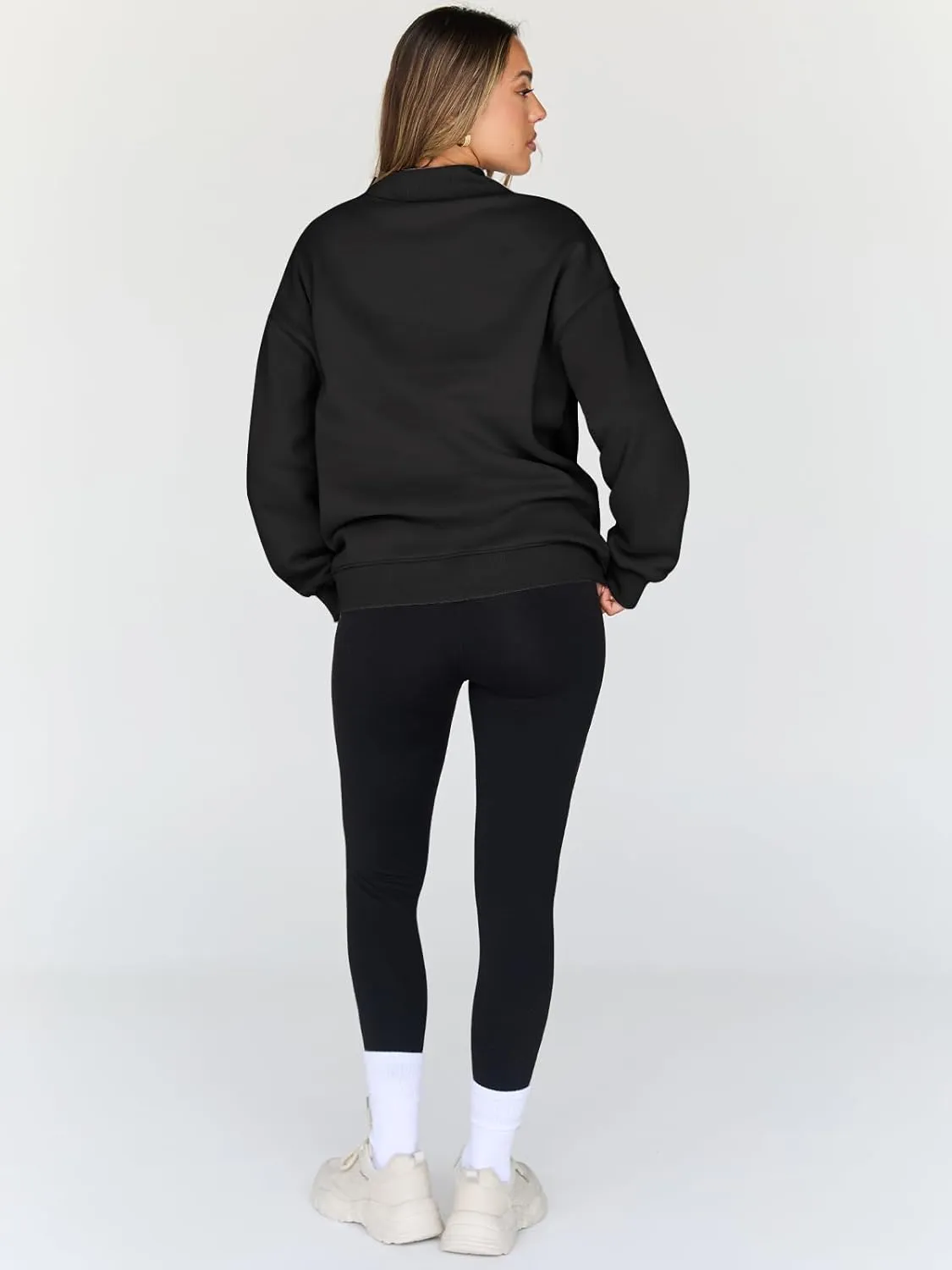 Trendy Queen Womens Oversized Sweatshirts Turtleneck Pullover Long Sleeve Hoodies Tops Fall Fashion Outfits 2025 Clothes