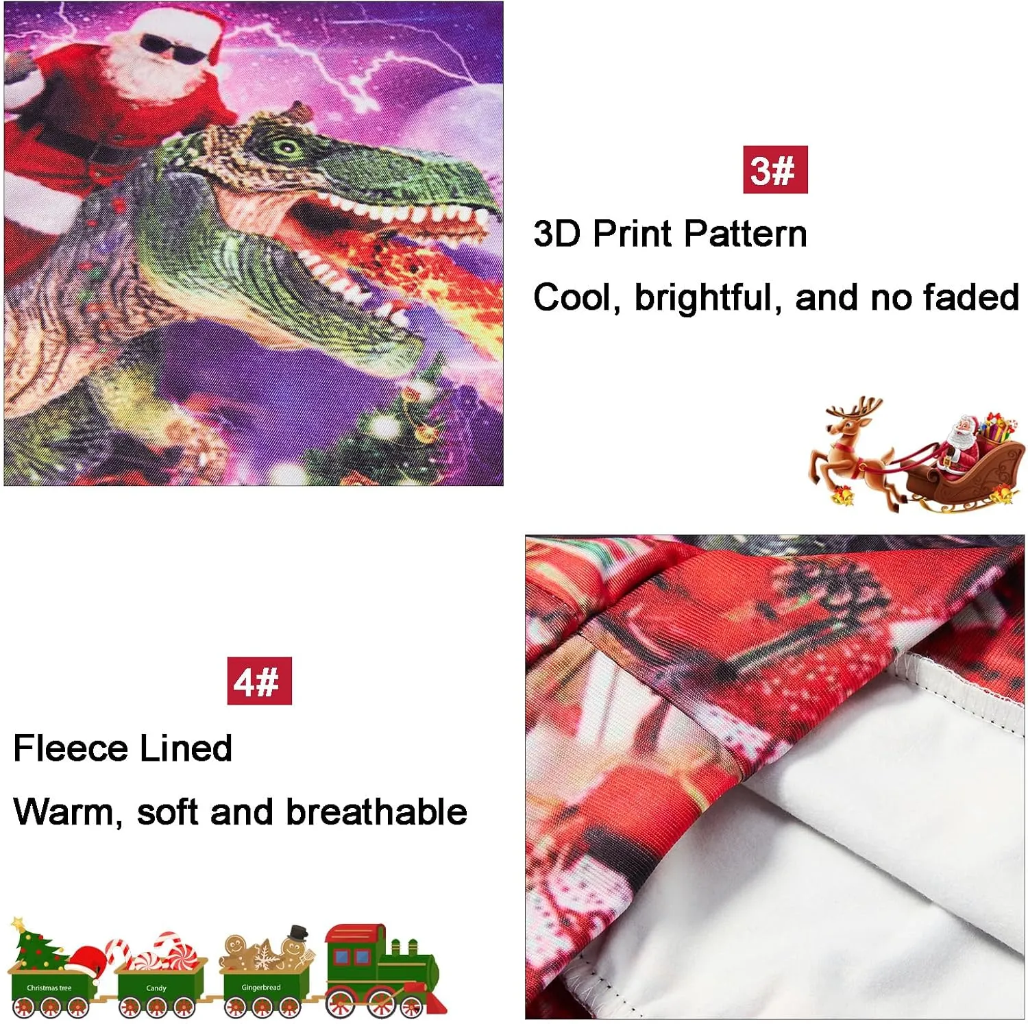 TUONROAD 6-16T Boys Girls Ugly Christmas Sweatshirt Kids Fleece Xmas Sweater Pullover Shirts for Teens