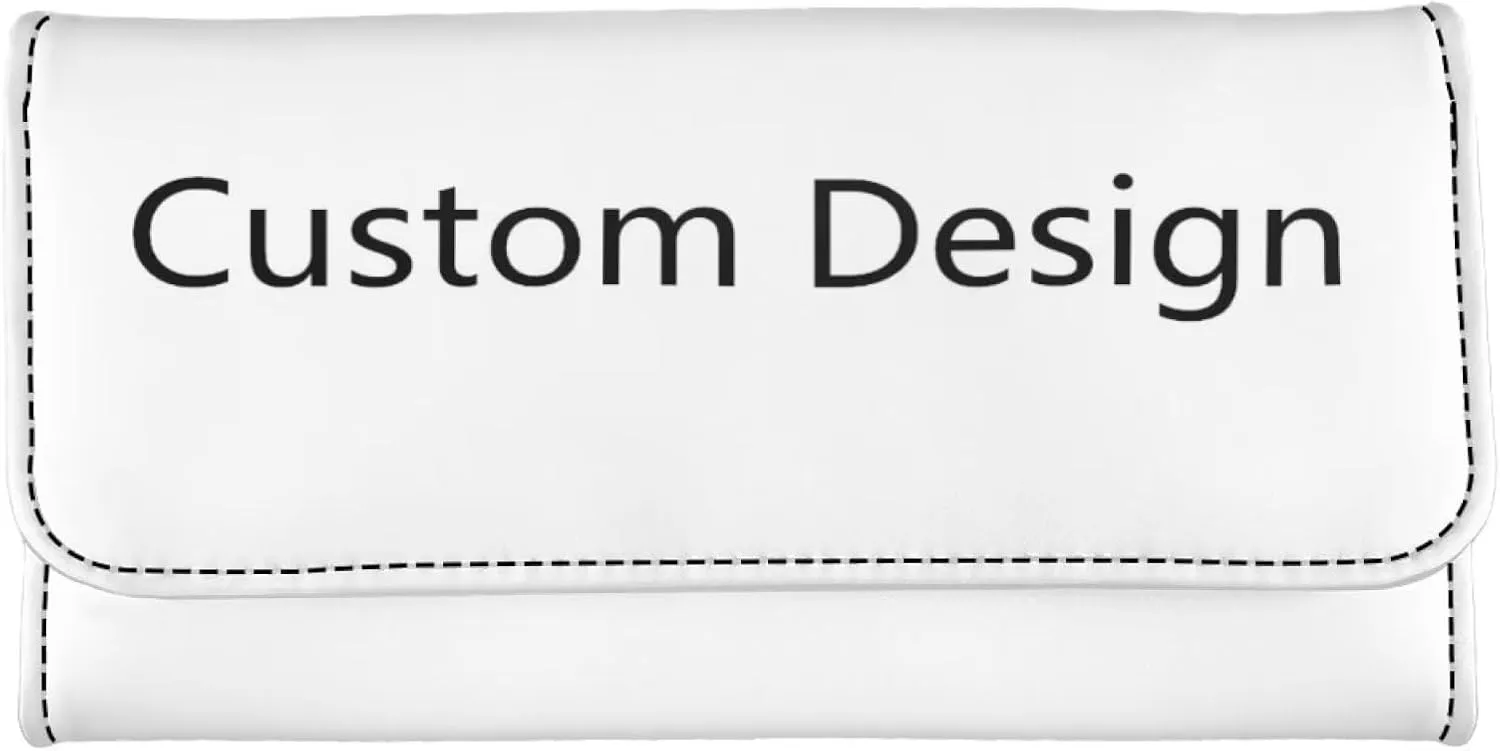 Uasibuni Womens RFID Blocking Large Capacity PU Leather Clutch Wallet Multi Card Organizer Custom Floral Print Wallet Women