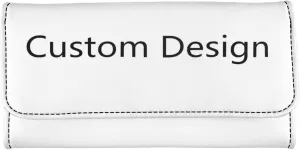 Uasibuni Womens RFID Blocking Large Capacity PU Leather Clutch Wallet Multi Card Organizer Custom Floral Print Wallet Women