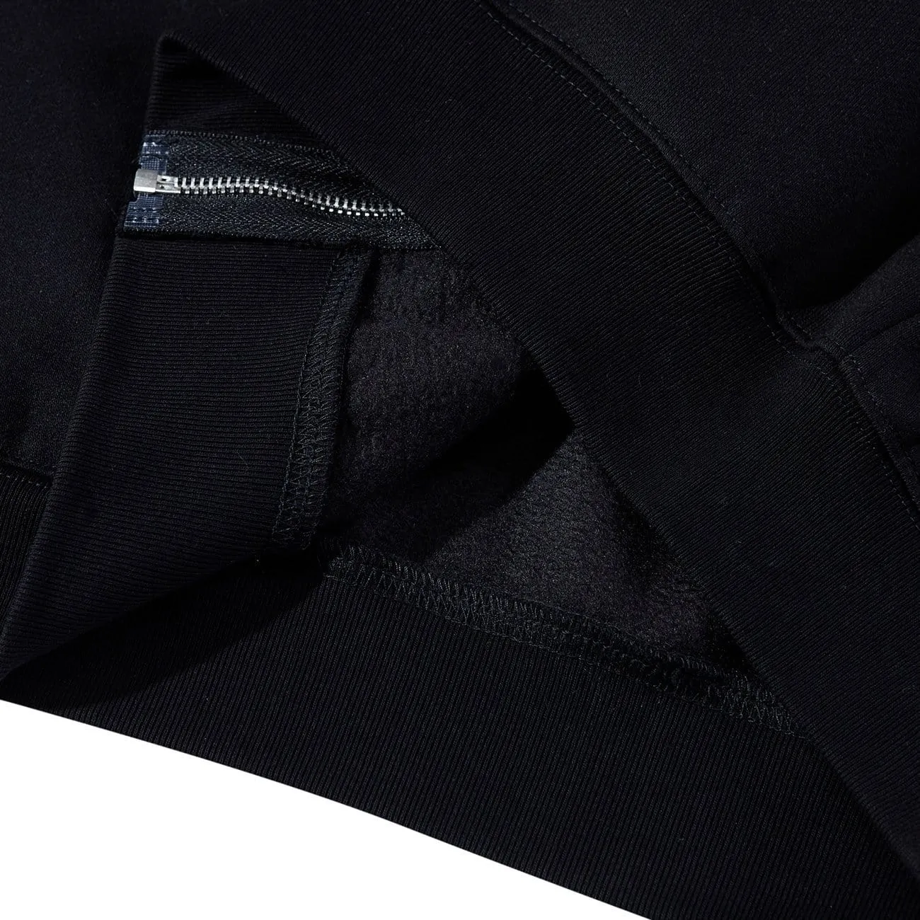 WLS Dark Ghost Fleece Zip Up Hoodie