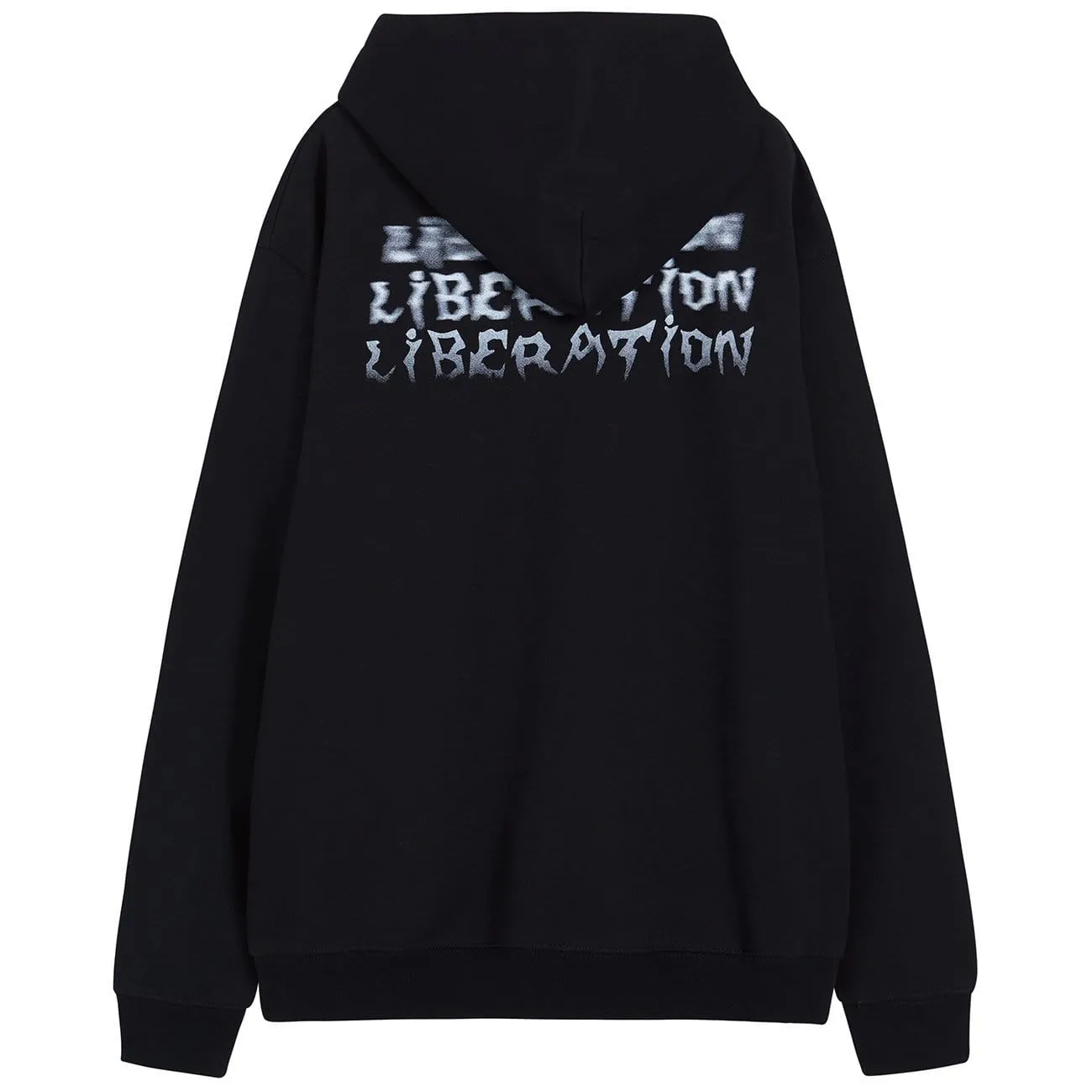 WLS Dark Ghost Fleece Zip Up Hoodie