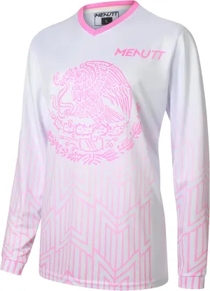 Women Mountain Bike Shirts Long Sleeve Mexico MTB Off-Road Motocross Jersey Quick Dry&Moisture-Wicking