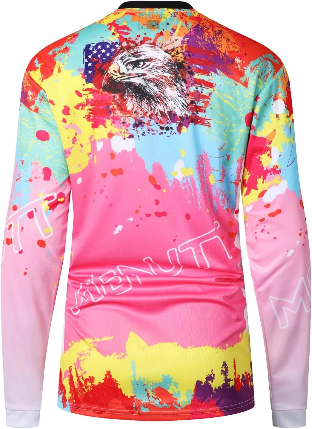 Women Mountain Bike Shirts Long Sleeve Mexico MTB Off-Road Motocross Jersey Quick Dry&Moisture-Wicking