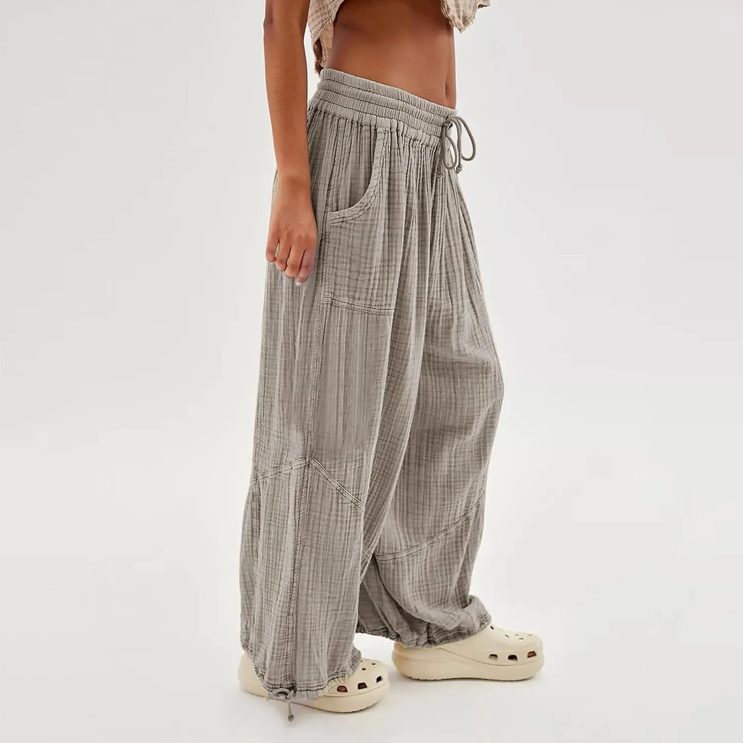 Women Wide Leg Pants for Women High Wasited Baggy Palazzo Pants Palazzo Pants Summer Casual Loose Lounge Pant