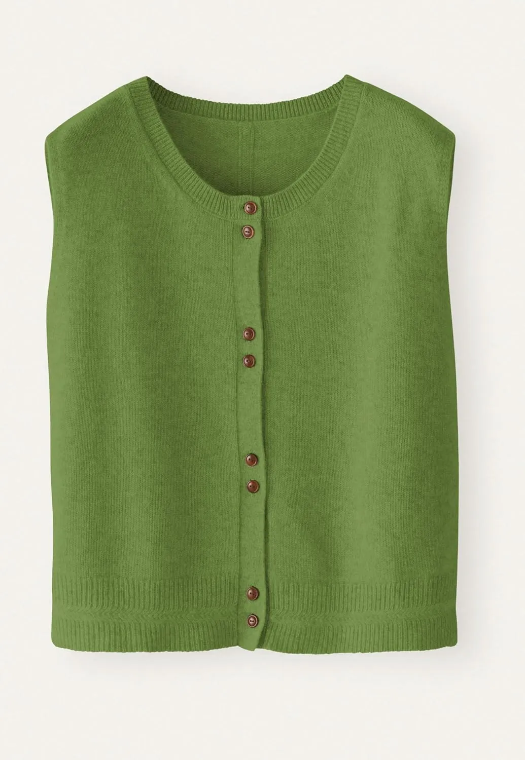 Women's Lightweight Cardigan Sleeveless Button Down Sweater Vest Casual Trendy Slim Knit Tank Tops