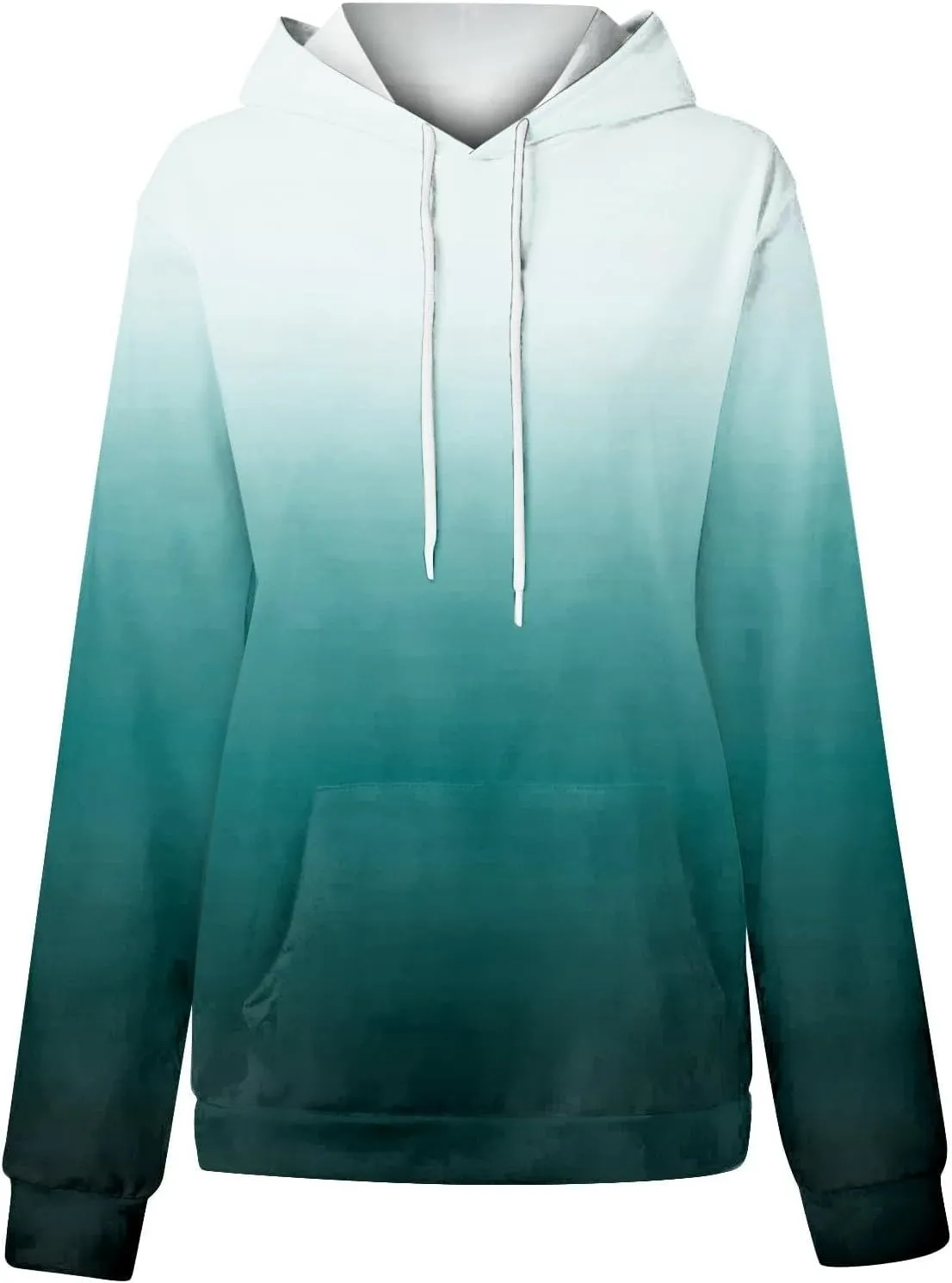 Womens Neon Print Oversized Sweatshirt Drawstring Pullover Sweatshirt Trendy Sweater Tops Fall Fashion Clothes 2024