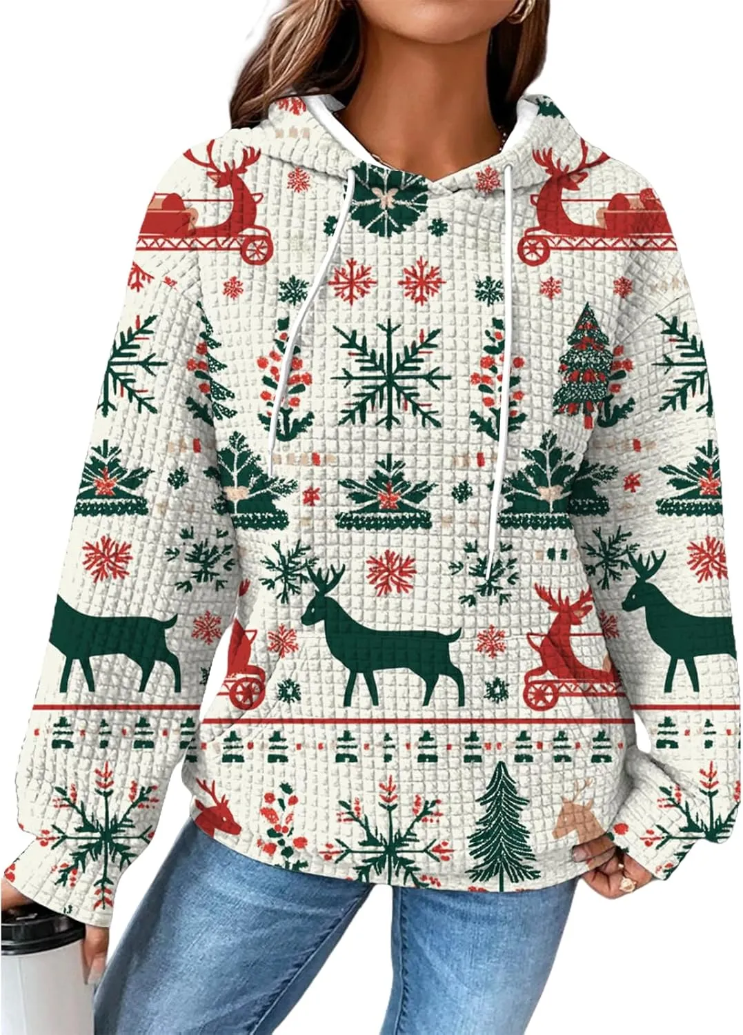 Womens Oversized Lightweight Hoodie Graphic Hooded Sweatshirt Comfy Casual Long Sleeve Loose Fit Trendy Tops