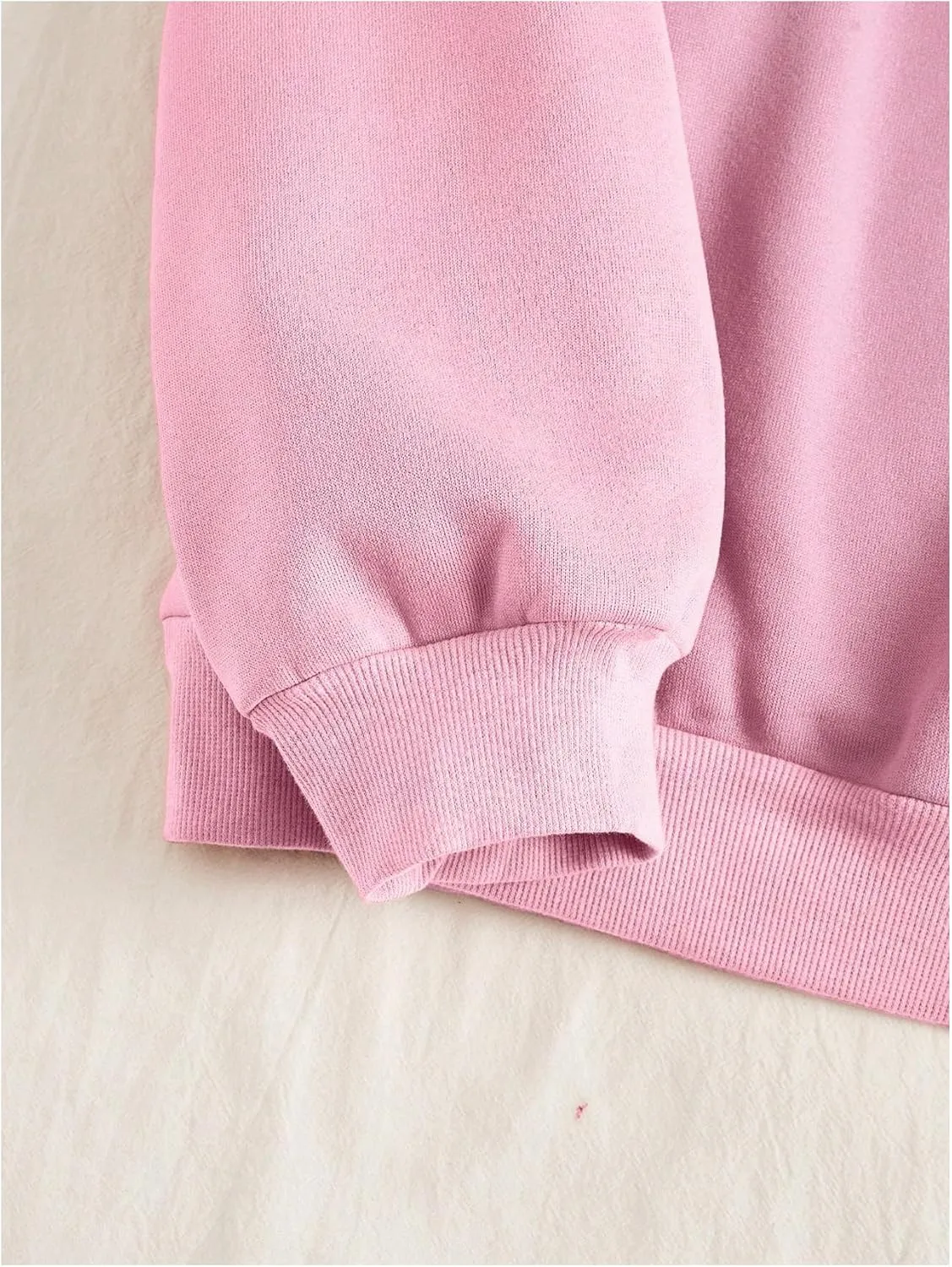 Women's Oversized Sweatshirts Bow Long Sleeve Crewneck Drop Shoulder Graphic Pullover Tops Trendy