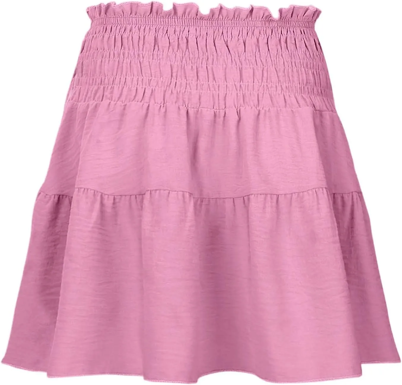 Women's Skirt Flowy A Line High Waisted Peplum Mini Skirt Pleated Cute Womens Long Dress