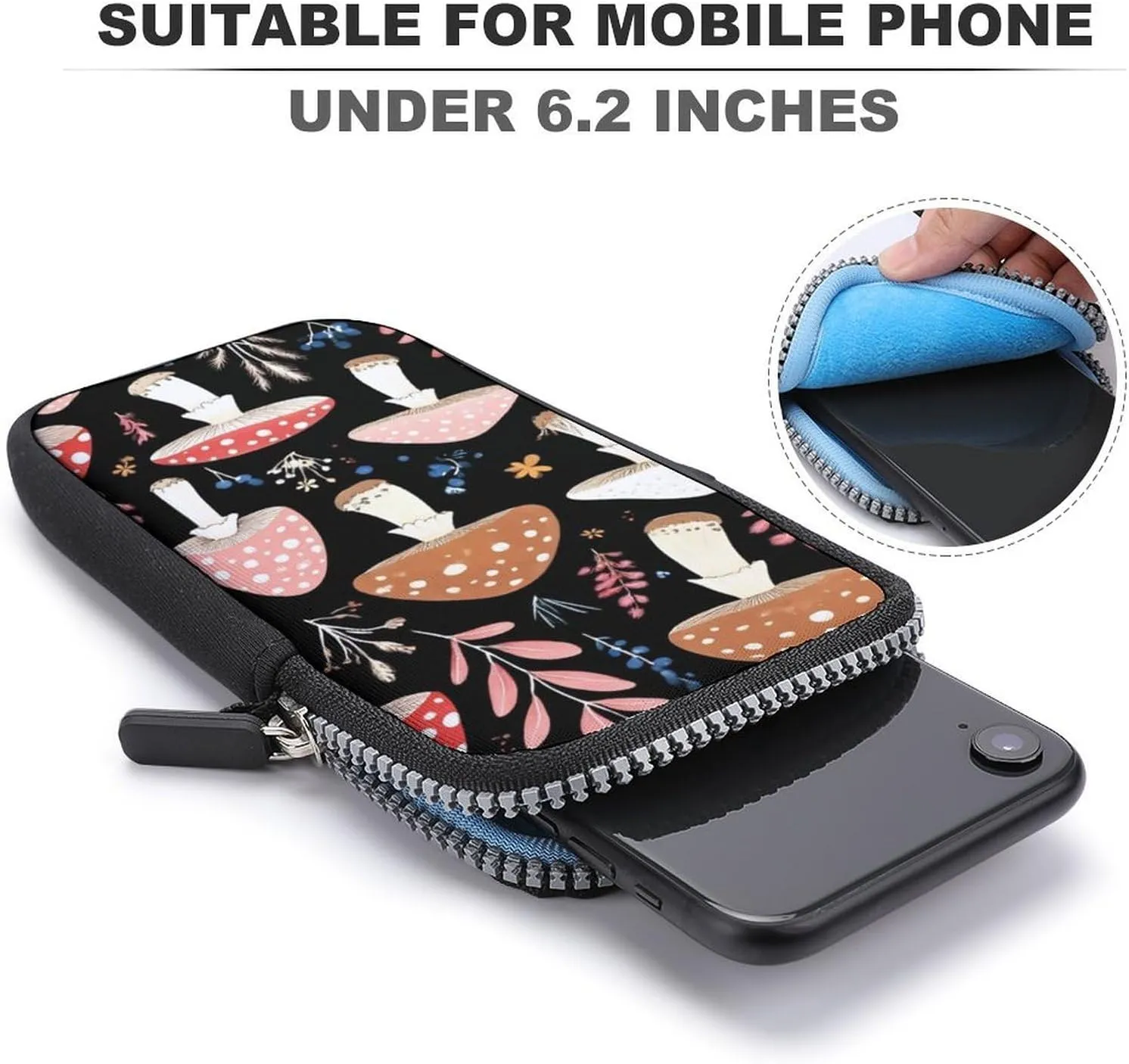 Women's Small Cell Phone Purses Travel Purse Holder Cellphone Wallet Bag
