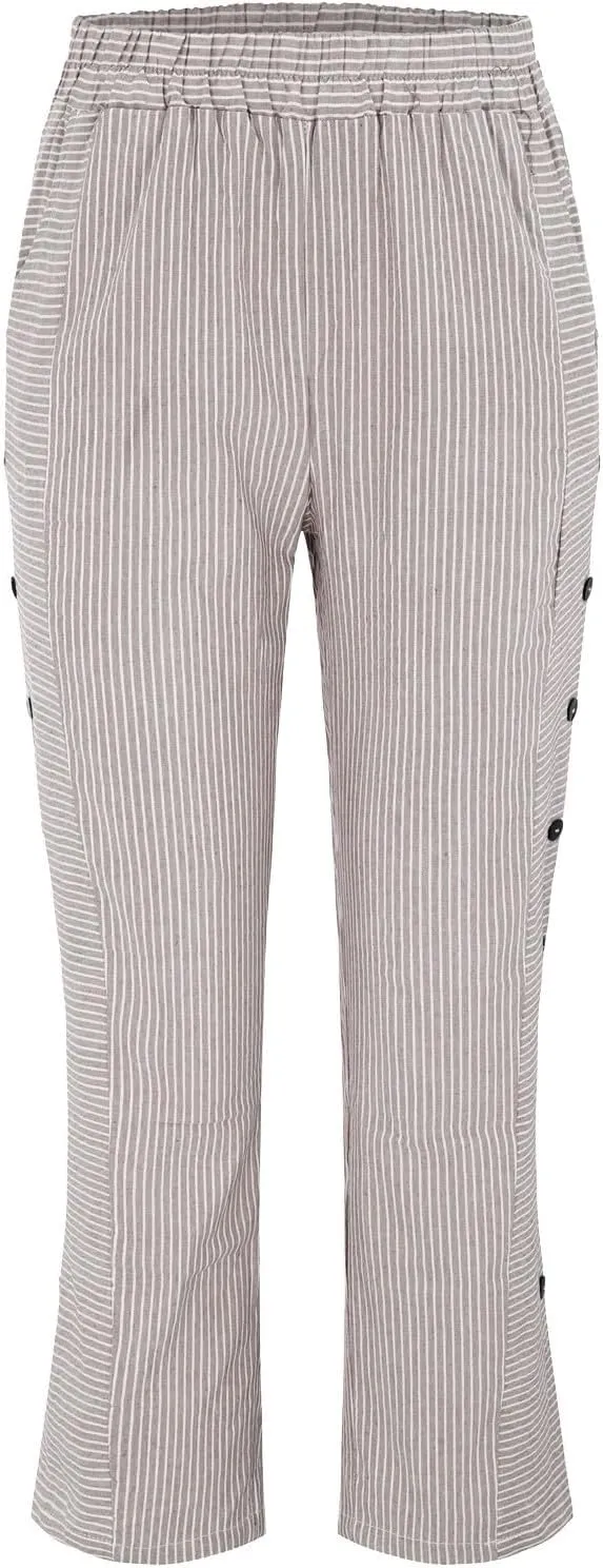 Womens Wide Leg Pants Leg Pants Fashion Drawstring Elastic Trousers Comfy Straight Long Fall Fashion Outfits