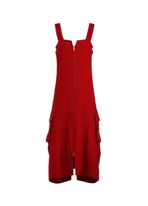 WOOL FLANNEL WORK DRESS