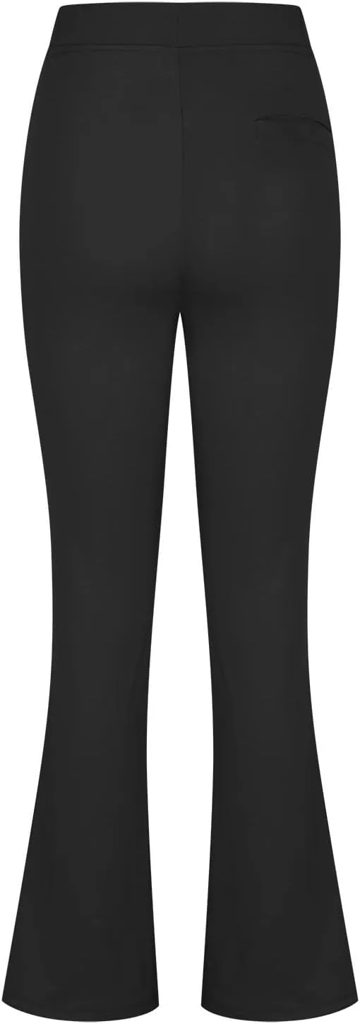 Yoga Pants Women High Waist Dress Pant High Waist Stretch Trousers 2025 Workout Running Leggings Wide Leg Work Pants
